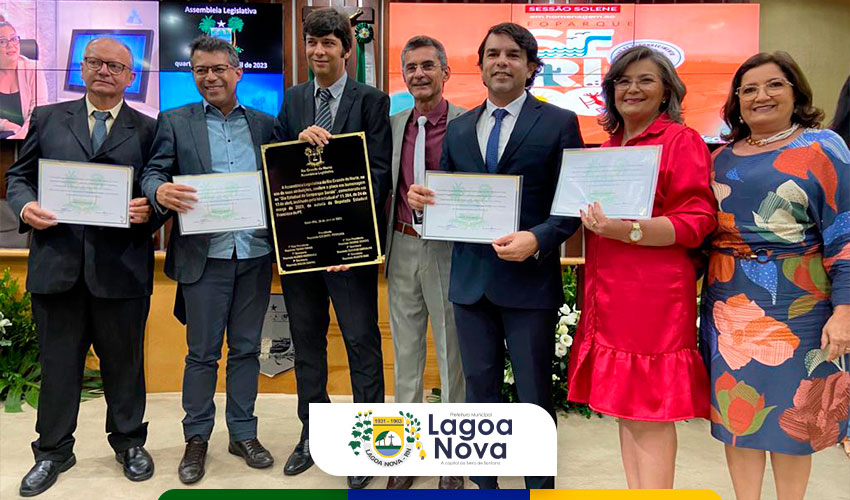 Lagoa Nova: prefeito Luciano participa de Sessão Solene em homenagem ao Geoparque Seridó na ALRN